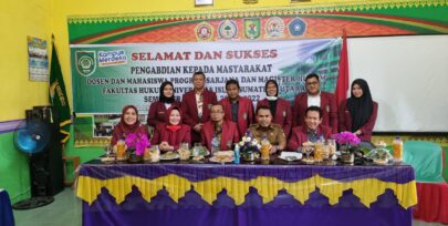 Fakultas Hukum UISU melaksanakan Pengabdian Kepada Masyarakat di Desa Ara Payung Kecamatan Pantai Cermin Kabupaten Serdang Bedagai