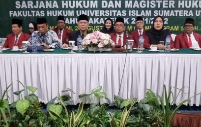 Fakultas Hukum UISU Yudisium 189 Lulusan Sarjana Hukum dan Magister Hukum