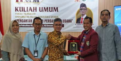 Kuliah Umum bertema “Pengantar Hukum Persaingan Usaha” Hasil Kerja Sama KPPU dan Fakultas Hukum UISU